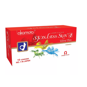 Okamoto Skinless Skin Ultra Thin Condom - 10Pcs Pack(Japan)